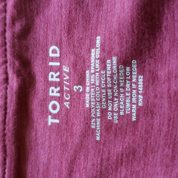 Torrid Active Super Soft Dusty Rose Full Length Leggings with Front Pockets - Picture 6 of 12